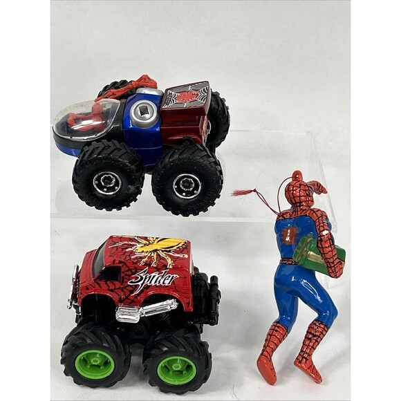Hot Wheels Maisto Spiderman Lot Ornament Prowler Regener8rs Transforming Miles - Picture 4 of 9